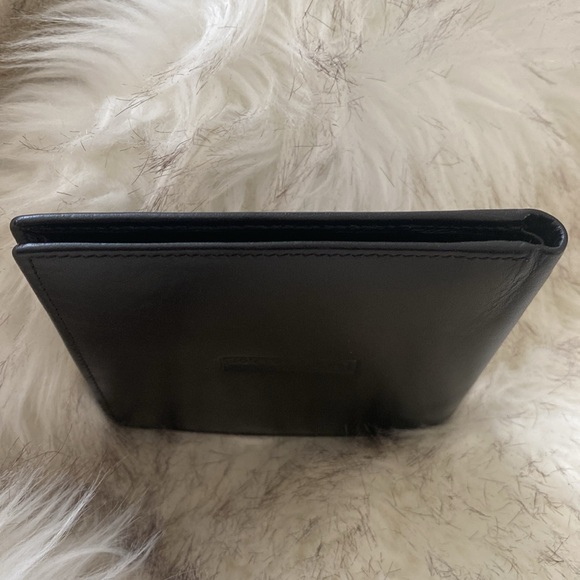 Vintage Christian Dior Black Slim Men’s Leather Wallet - Picture 5 of 11